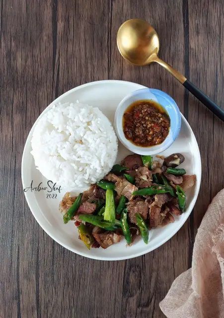 Resep Tumis Daging Sapi Cabe Ijo