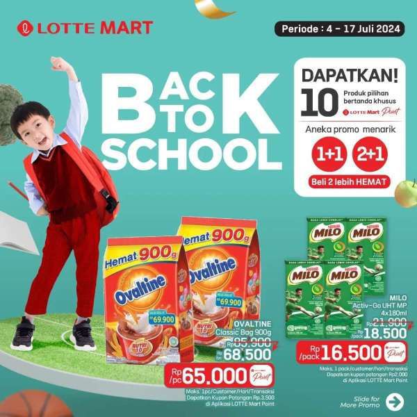 Promo Back to School Juli 2024