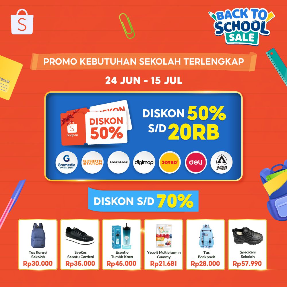 Promo Back to School Juli 2024