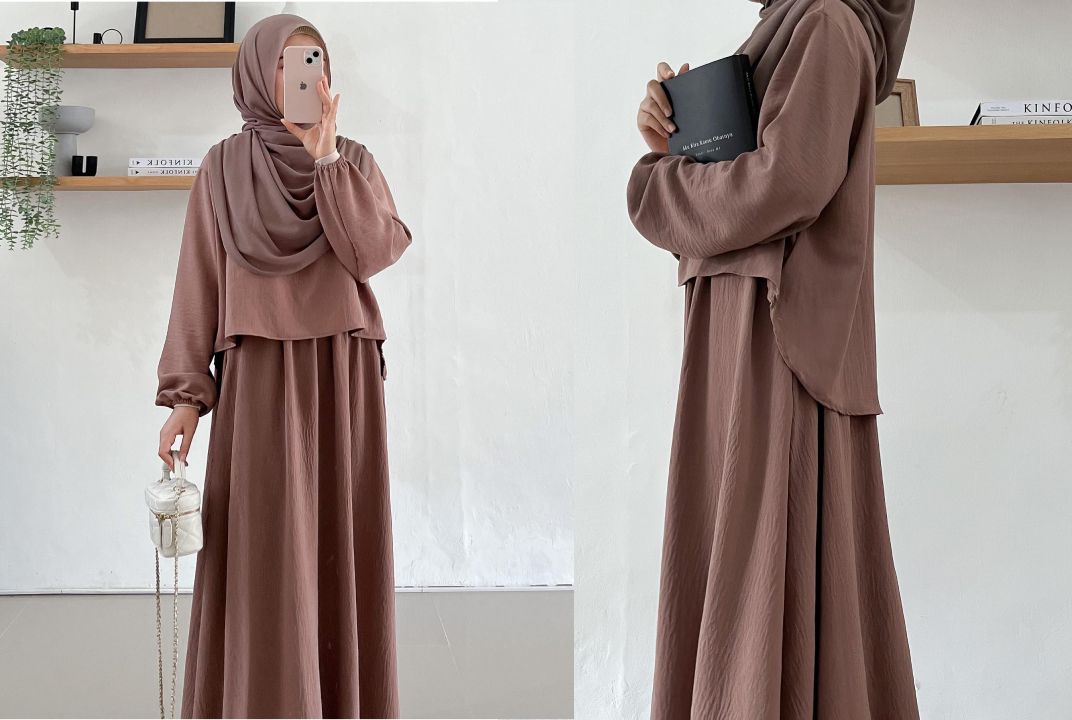 Outfit Kerja Hijab Syari - One Set