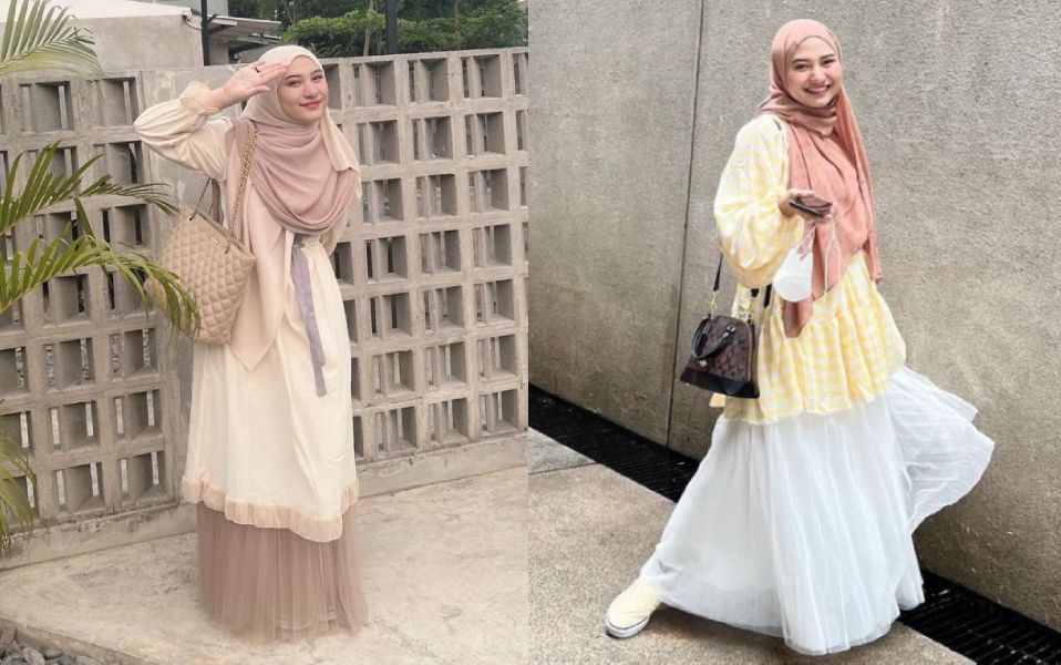 Outfit Kerja Hijab Syari - Rok Tutu dan Tunik