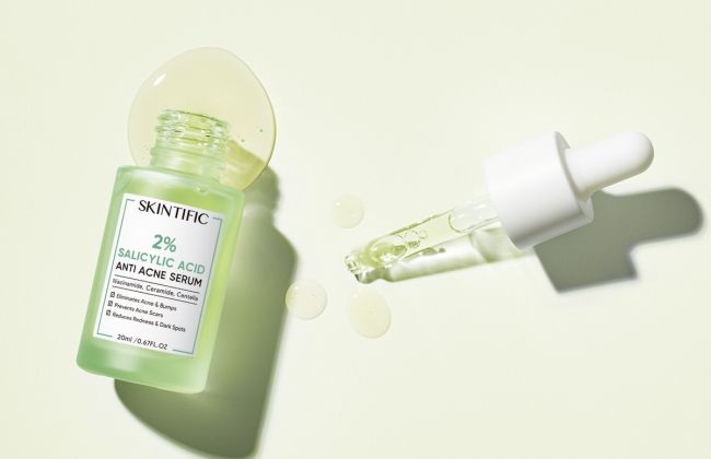 Serum Jerawat untuk Remaja -  SKINTIFIC 2 Percent Salicylic Acid Anti Acne Serum