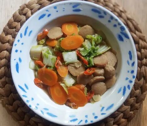 Resep Tumis Sawi Putih Bakso