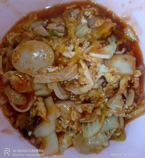 Resep Tumis Sawi Putih Bakso