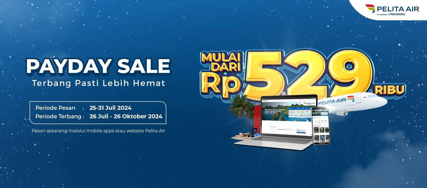 Diskon Tiket Pesawat Juli 2024