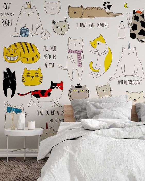 Ide Motif Cat Tembok Kamar