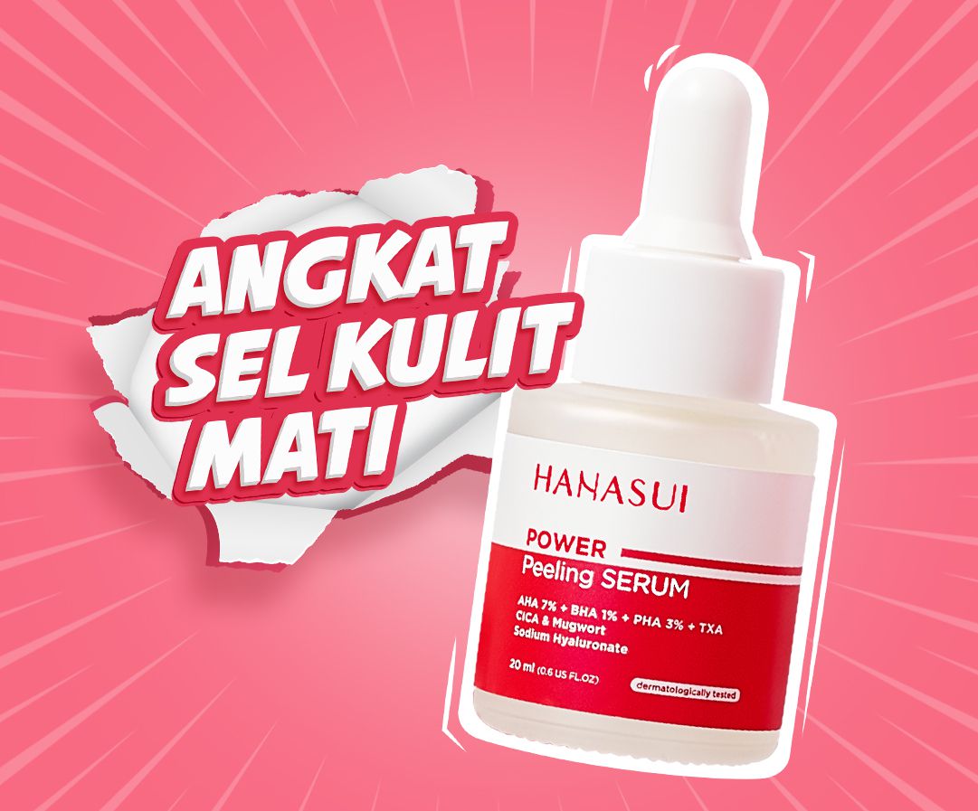 Skincare Hanasui untuk Mencerahkan Wajah - Hanasui Power Peeling Serum