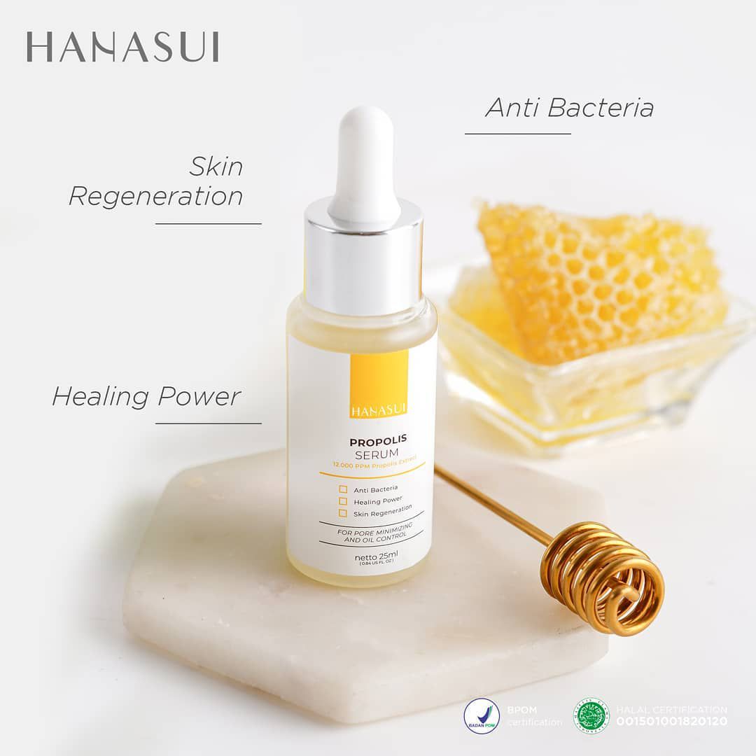 Skincare Hanasui untuk Mencerahkan - Hanasui Propolis Serum