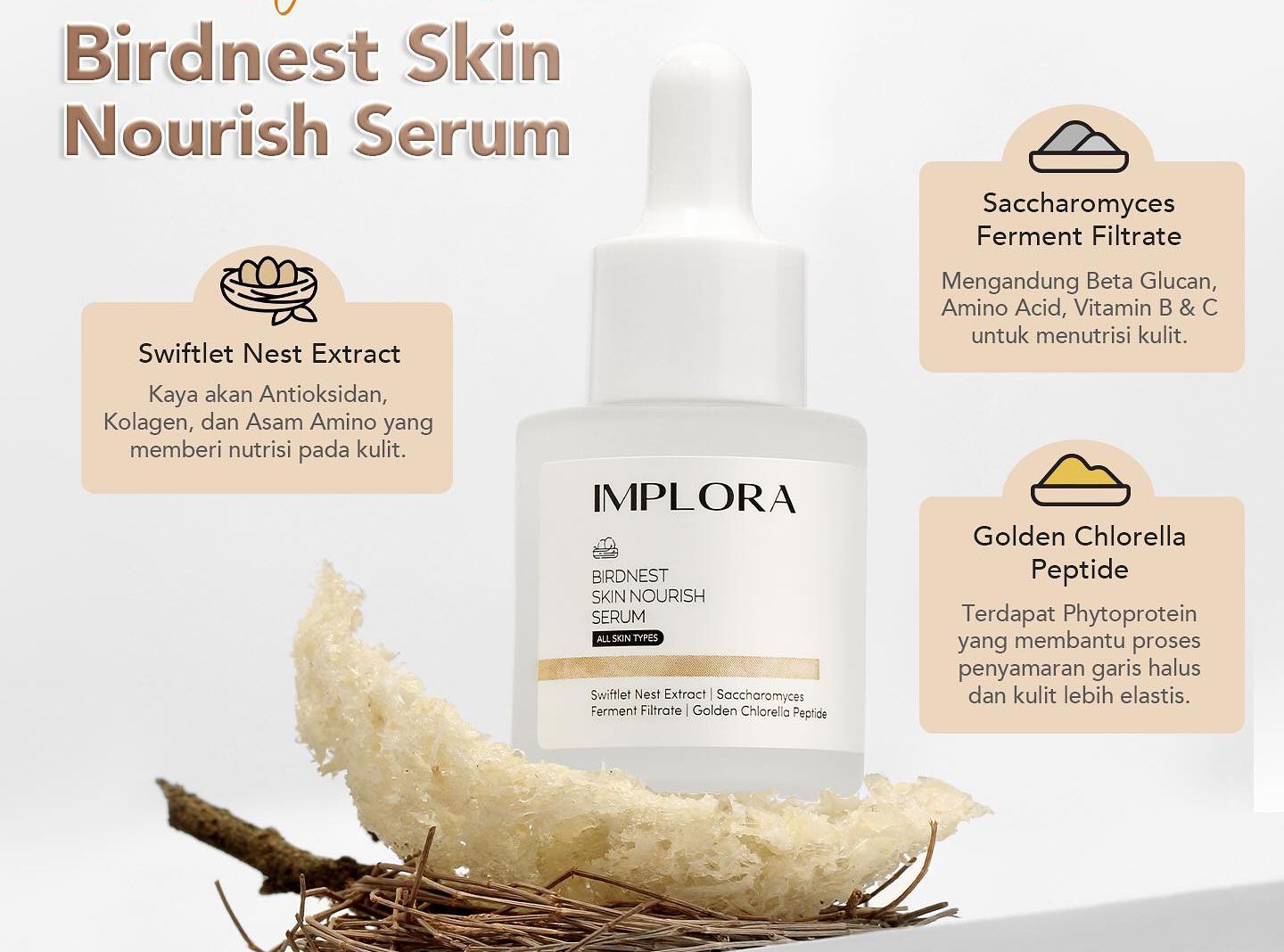 Implora Birdnest Skin Nourish Serum