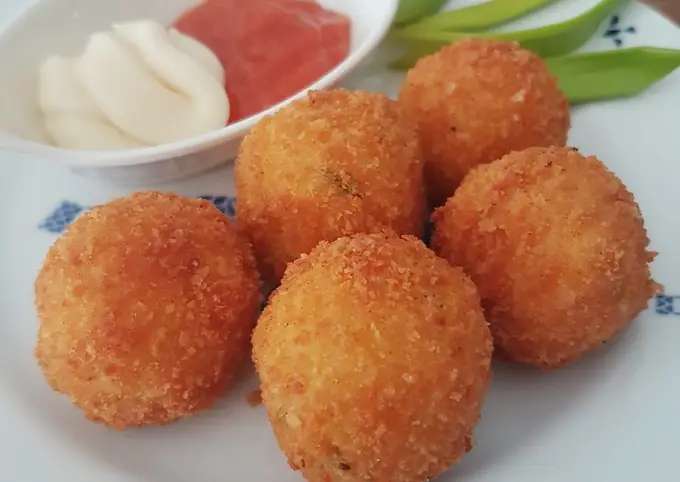 Resep Fried Mashed Potato Mozzarella