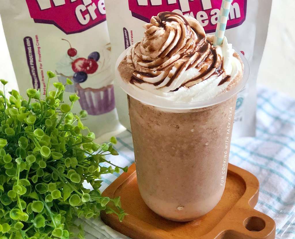 Resep Minuman Segar Kekinian untuk Jualan - Double Chocochips Frappe Ala Starbucks