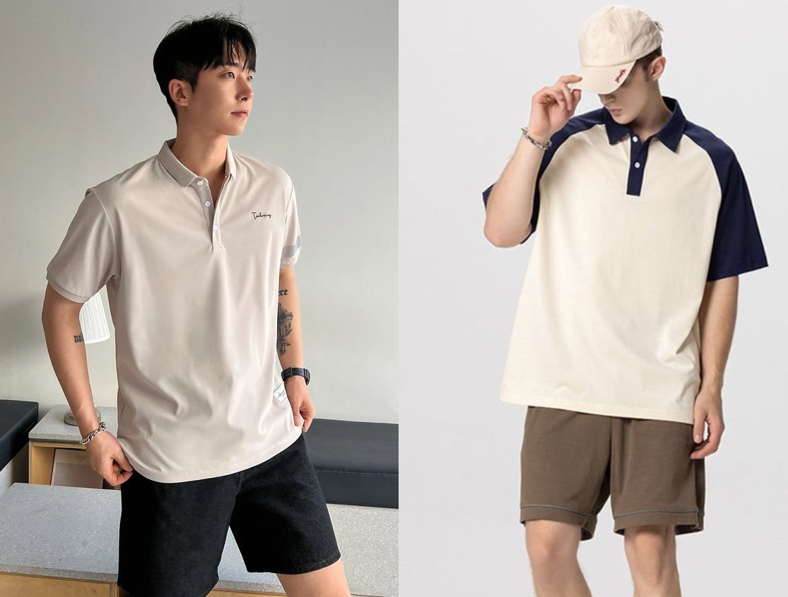 Inspirasi Outfit Kencan Pertama Buat Cowok - Kaos Polo dan Celana Pendek