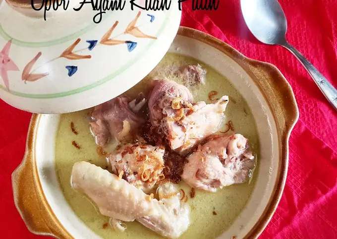 Resep Opor Ayam Putih Lebaran