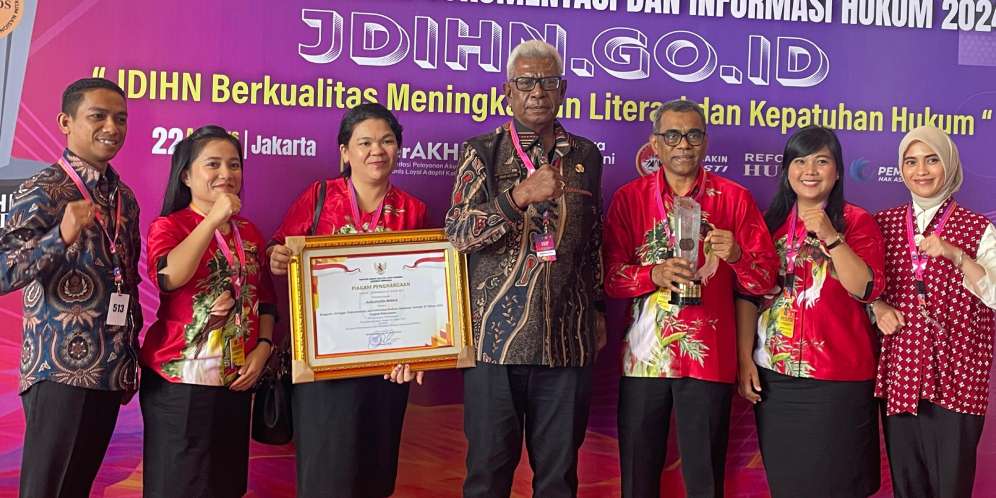 Penghargaan JDIH Kabupaten Mimika