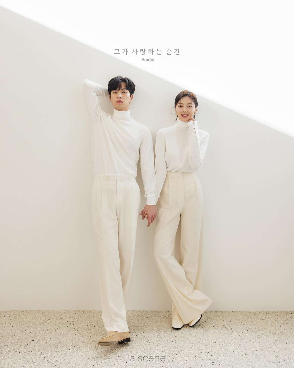 Prewedding ala Korea dengan Baju Casual Putih