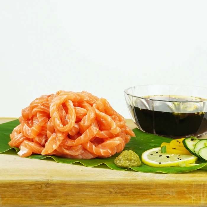 The Sashimi Noodles Cara Baru Menikmati Salmon Yang Mirip Makan Ramen