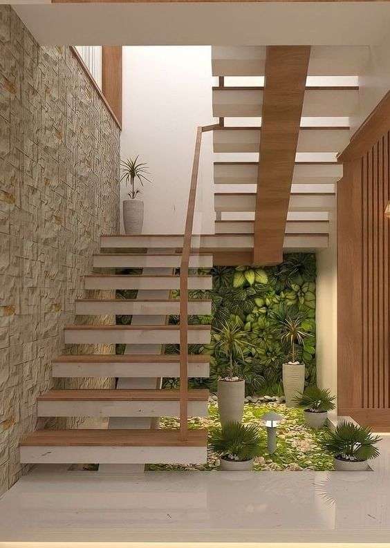 9 Desain Taman Kering Indoor Minimalis yg Rindang dan Mudah Dirawat