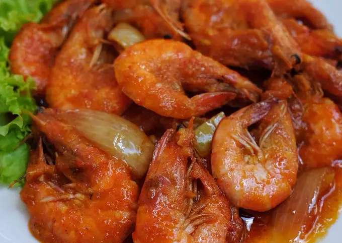 Resep Udang Saus Padang Ala Resto Seafood | Diadona.id