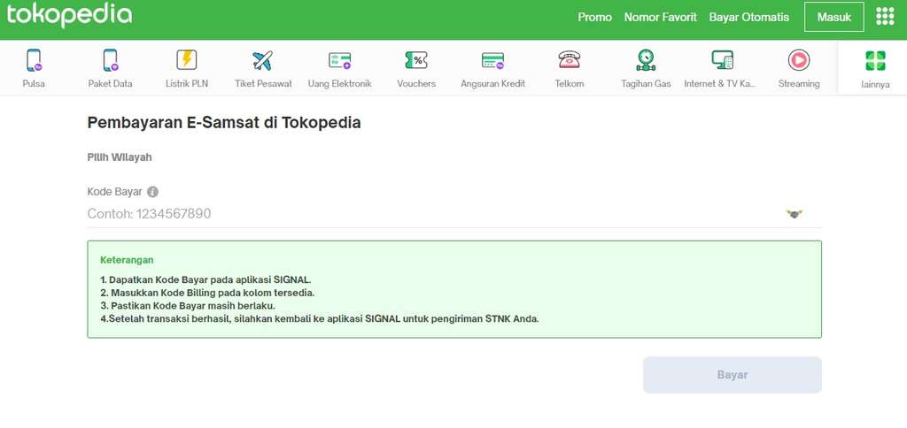 Tata Cara Bayar Pajak Motor Dan Mobil Di Tokopedia Praktis Banget