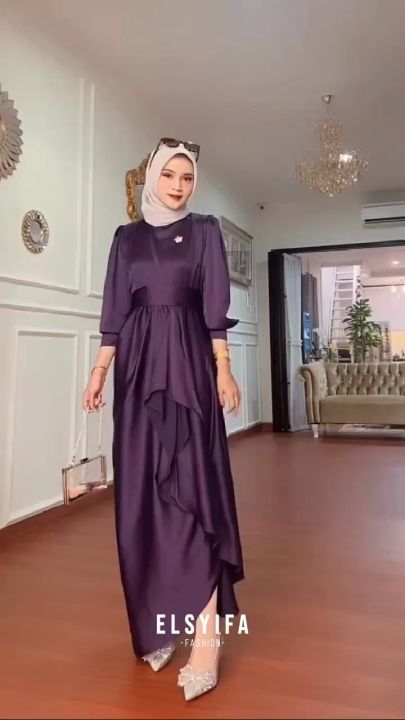 12 Rekomendasi Model Gamis Lebaran Yang Modis Tahun 2024 Bikin