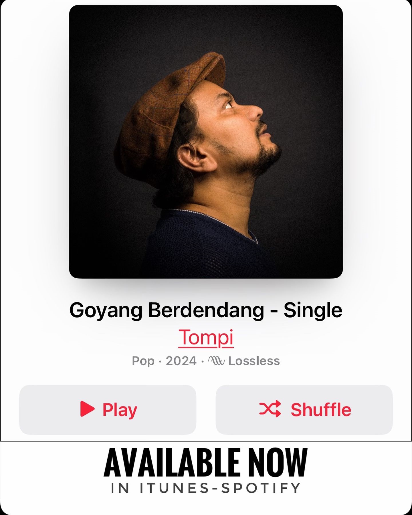 Lirik Lagu Goyang Berdendang Tompi