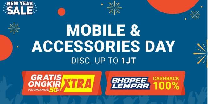 Masuki 2020, Ayo Ganti HP di New Year Sale Shopee!