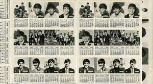 Harta Karun! Kalender The Beatles Tahun 1964 Bisa Dipakai Tahun Ini!