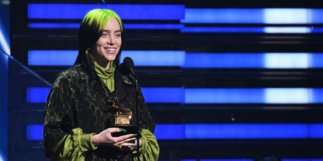 Sapu Bersih, Billie Eilish Menangkan 4 Kategori dalam Grammy Awards 2020