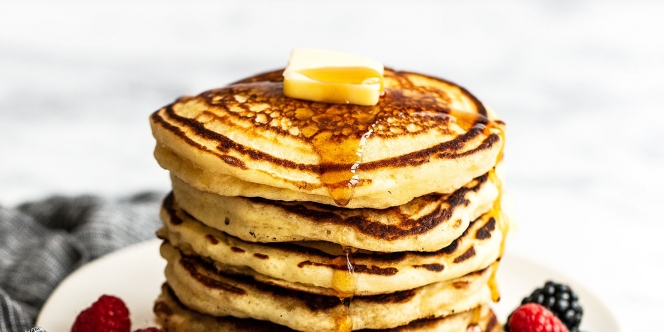Tips Mudah Membuat Pancake Tebal dan Lembut