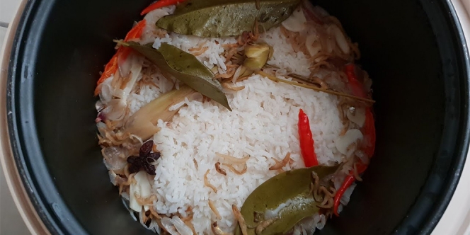Resep Sederhana Nasi Liwet Ikan Teri, Bisa Pakai Rice Cooker