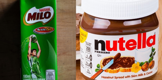 Ternyata Kandungan Gula Di Milo dan Nutella Tinggi Banget, Nggak Bikin Sehat Malah Bikin Gemuk Dong?