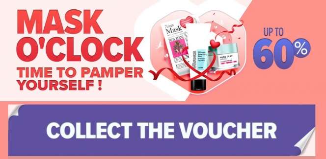 Mask O'clock Girls! Manjakan Kulitmu dengan Diskon Masker dari Lazada