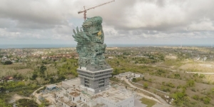 Melebihi Tinggi liberty, Garuda Wisnu Kencana Jadi Salah Satu Patung Tertinggi di Dunia