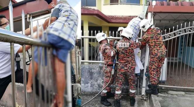 Mencoba Memanjat, Alhasil Pagar Runcing Menusuk Si Nenek 72 Tahun