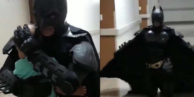 Anak dengan Kanker Ini Ingin Bertemu Batman, Sang Dokter pun Mengabulkannya