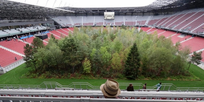 Unik, Stadion Sepak Bola di Austria Berubah Menjadi Hutan, Kok Bisa?