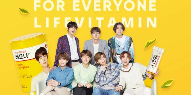 Limited Over girls! Diskon Spesial BTS X Lemona, Vitamin C dari Para Oppa!