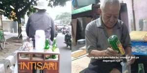 Bapak Ini Jualan Intisari Keliling, Mau Beli Dagangannya Tapi Takut Dosa