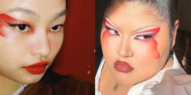 Terinspirasi dari Seniman Jepang, Beauty Influencer Ini Ciptakan Tren Makeup Baru di Instagram