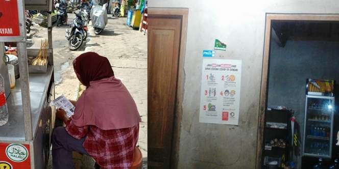 Sosialisasi COVID-19 ke Masyarakat Akar Rumput, Aksi Warga Salatiga Ini Undang Simpati