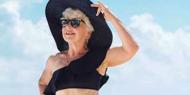 Bikin Iri! Nenek 73 Tahun Ini Masih Pede Pakai Bikini karena Punya 'Body Goals'