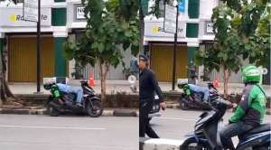 Gak Bergerak di Atas Motor, Driver Ojol Ini Dikira Pasien COVID-19 eh Ternyata Bobo Siang