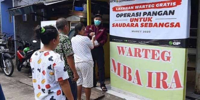 Daftar 50 Warteg Area Jakarta yang Bagikan Makanan Gratis di Tengah Pandemi COVID-19