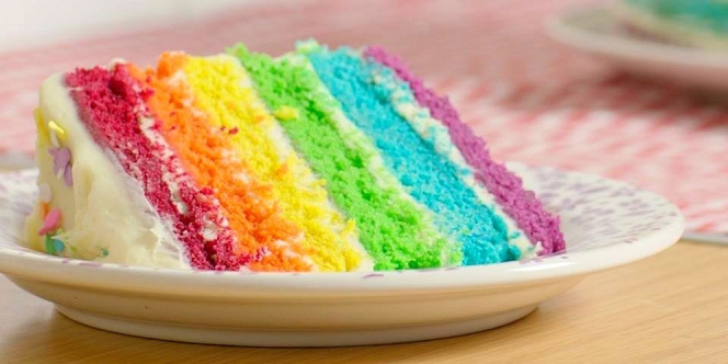 6 Resep Cara Membuat Rainbow Cake Gulung Mini yang Simple dengan Cara Dipanggang dan Dikukus 