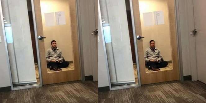 Bayi Kandungan Tak Bernyawa, Sang Ayah Hanya Bisa Duduk Menangis di Balik Pintu Kaca Karena Corona