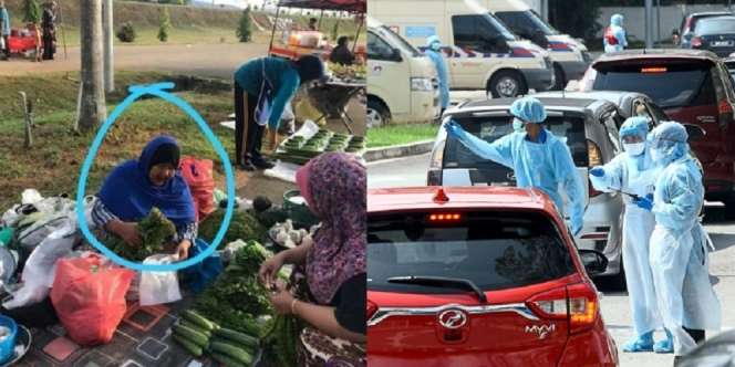 Pedagang Sayur Ini Ternyata Positif Corona, Waduh Hati-Hati Ya Kalau Belanja!
