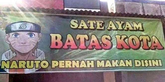 Ngakak! Dari Naruto Sampai Power Ranger Pernah Makan di Warung Ini