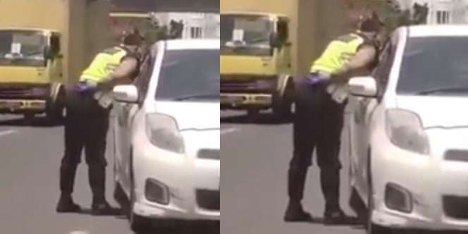 Viral Polisi Cekcok sampai Ludahi Pengendara Mobil, Pelaku Langsung Dimutasi!