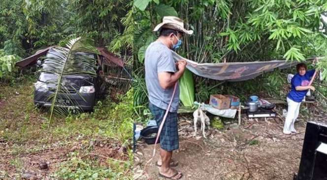 Dikucilkan Karena ODP, Satu Keluarga Pilih Tinggal di Mobil dan Isolasi Diri di Tengah Hutan 