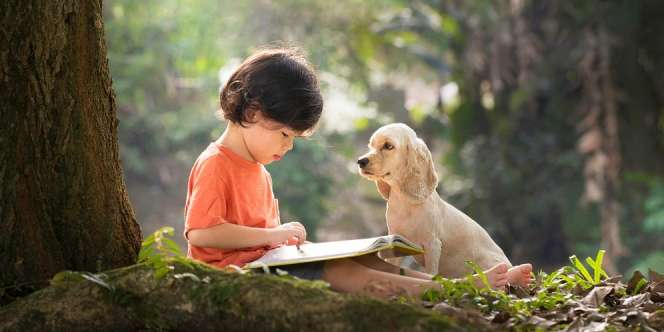 Tertawa Gemas, Anak Kecil Ini Bermain dengan Anjing Peliharaannya Tapi Apa Gak Kotor Ya?